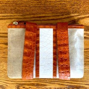 Nancy Gonzalez Crocodile Trimmed Crossbody Bag